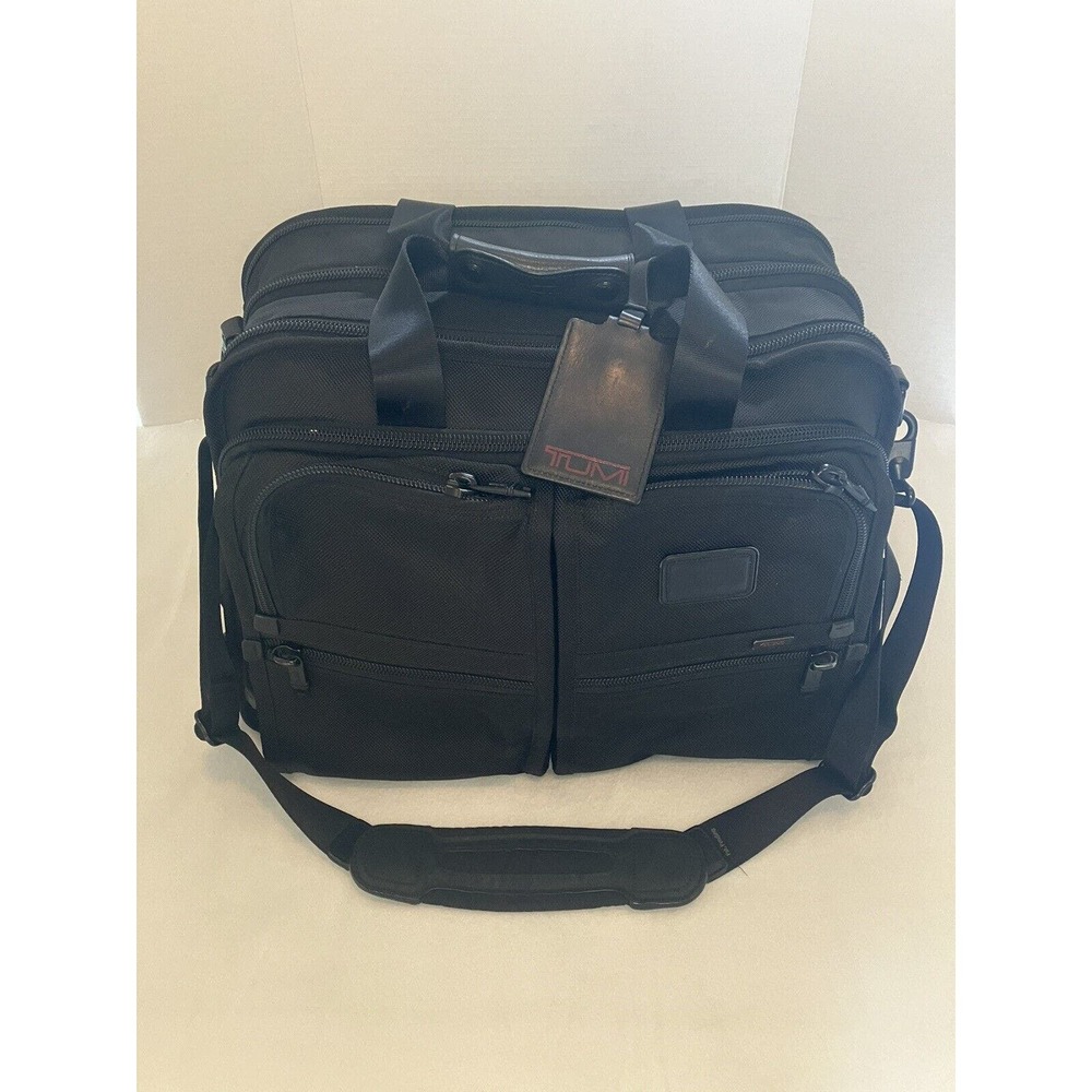 Genuine TUMI Alpha Bravo Business Travel Expandable Carry On. Model #22125DH